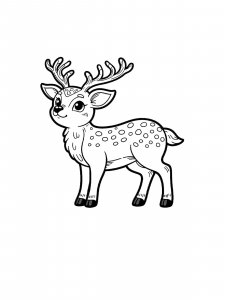 Red Deer Coloring Pages 18