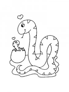 Reptile coloring page - picture 14