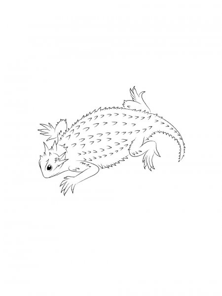 Reptile coloring pages