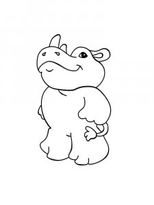 Rhino Coloring Pages 7