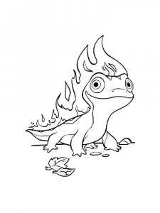 Salamander coloring page - picture 21