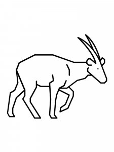 Saola coloring page - picture 4