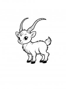 Saola Coloring Pages 7