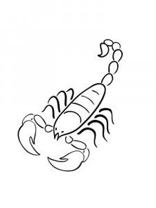 Scorpion coloring page - picture 16