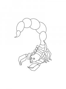 Scorpion coloring page - picture 22