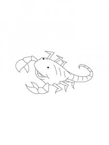 Scorpion coloring page - picture 23