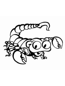 Scorpion coloring page - picture 8