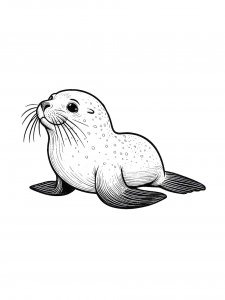 Sea Lion Coloring Pages 25