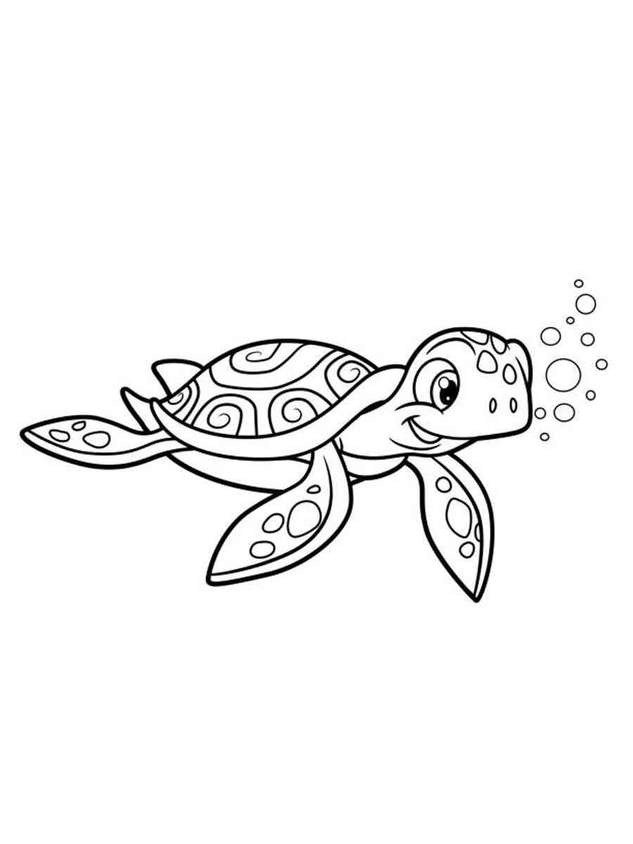 Sea Turtles Pages Stress Coloring Pages