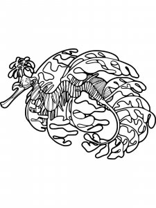 Seadragon coloring page - picture 2