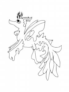 Seadragon coloring page - picture 4
