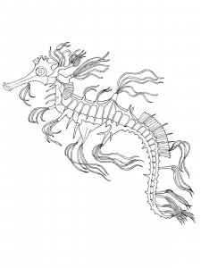Seadragon coloring page - picture 5
