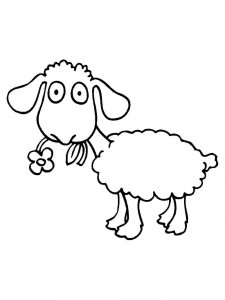 Sheep coloring page - picture 29