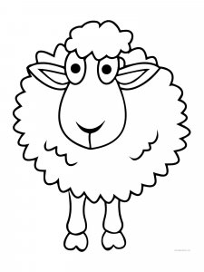 Sheep coloring page - picture 31