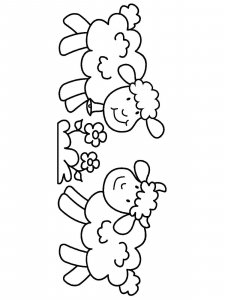 Sheep coloring page - picture 33