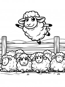 Sheep Coloring Pages 43