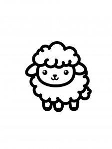 Sheep Coloring Pages 49