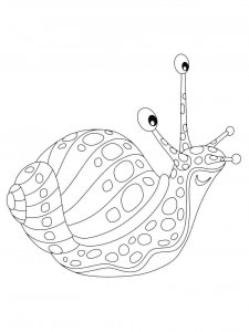 Snail coloring page - picture 16