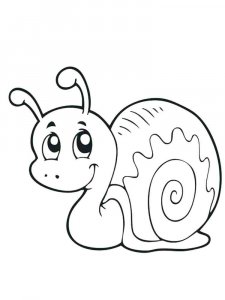 Snail coloring page - picture 20