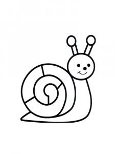 Snail coloring page - picture 33