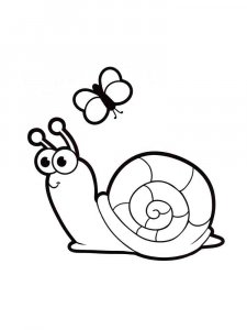 Snail coloring page - picture 36