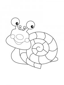 Snail coloring page - picture 37
