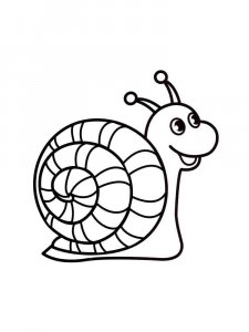 Snail coloring page - picture 39