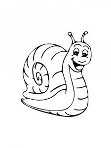Snail coloring page - picture 41