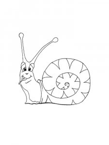 Snail coloring page - picture 42