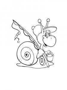 Snail coloring page - picture 44