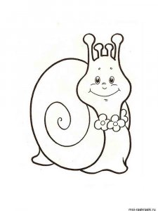Snail coloring page - picture 49