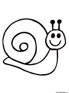 Snail coloring page - picture 50