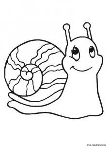 Snail coloring page - picture 51
