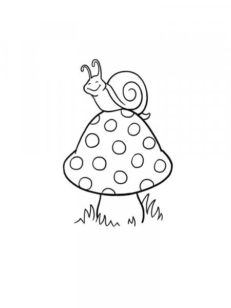 Snail coloring pages