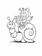 Snail coloring pages