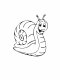 Snail coloring pages