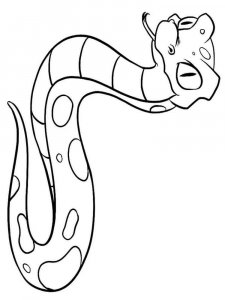 Snake coloring page - picture 19