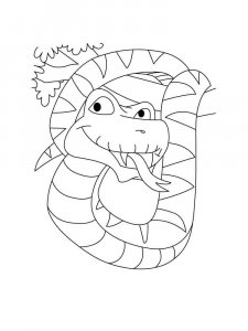 Snake coloring page - picture 20