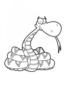 Snake coloring page - picture 21