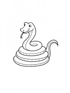 Snake coloring page - picture 23