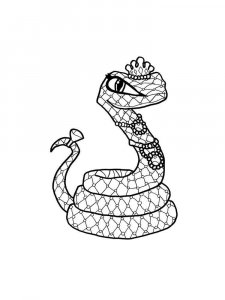 Snake coloring page - picture 25