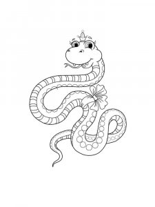 Snake coloring page - picture 28