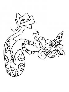 Snake coloring page - picture 3