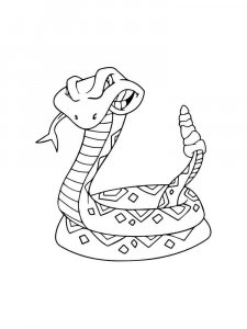 Snake coloring page - picture 31