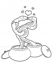 Snake coloring page - picture 33