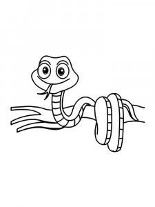 Snake coloring page - picture 34