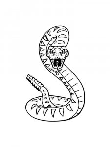Snake coloring page - picture 35
