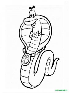 Snake coloring page - picture 8