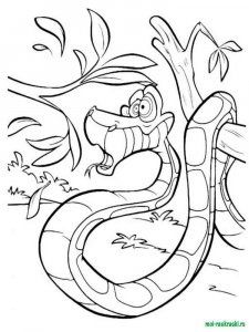 Snake coloring page - picture 9