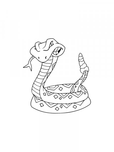 Snake coloring pages